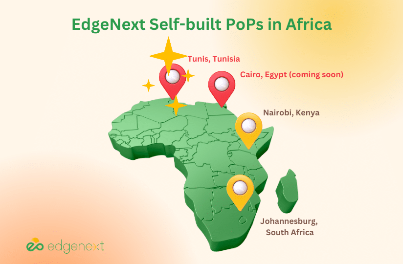 EdgeNext is launching a new self-built PoP in Tunis, Tunisia