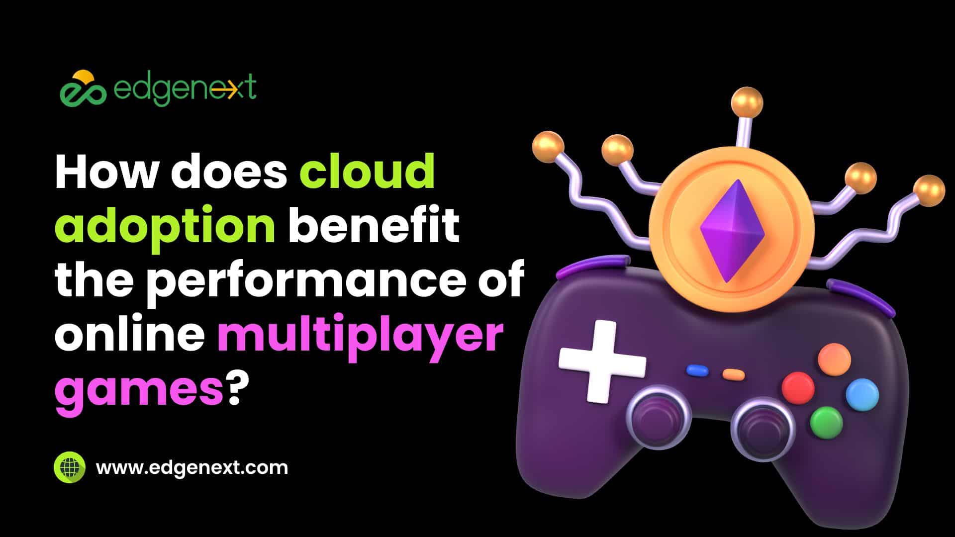 How does cloud adoption benefit the performance of online multiplayer games?