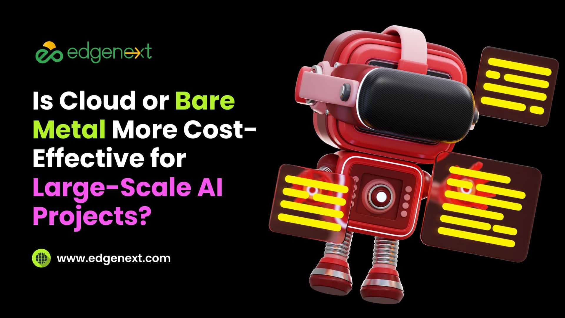 Is Cloud or Bare Metal More Cost-Effective for Large-Scale AI Projects