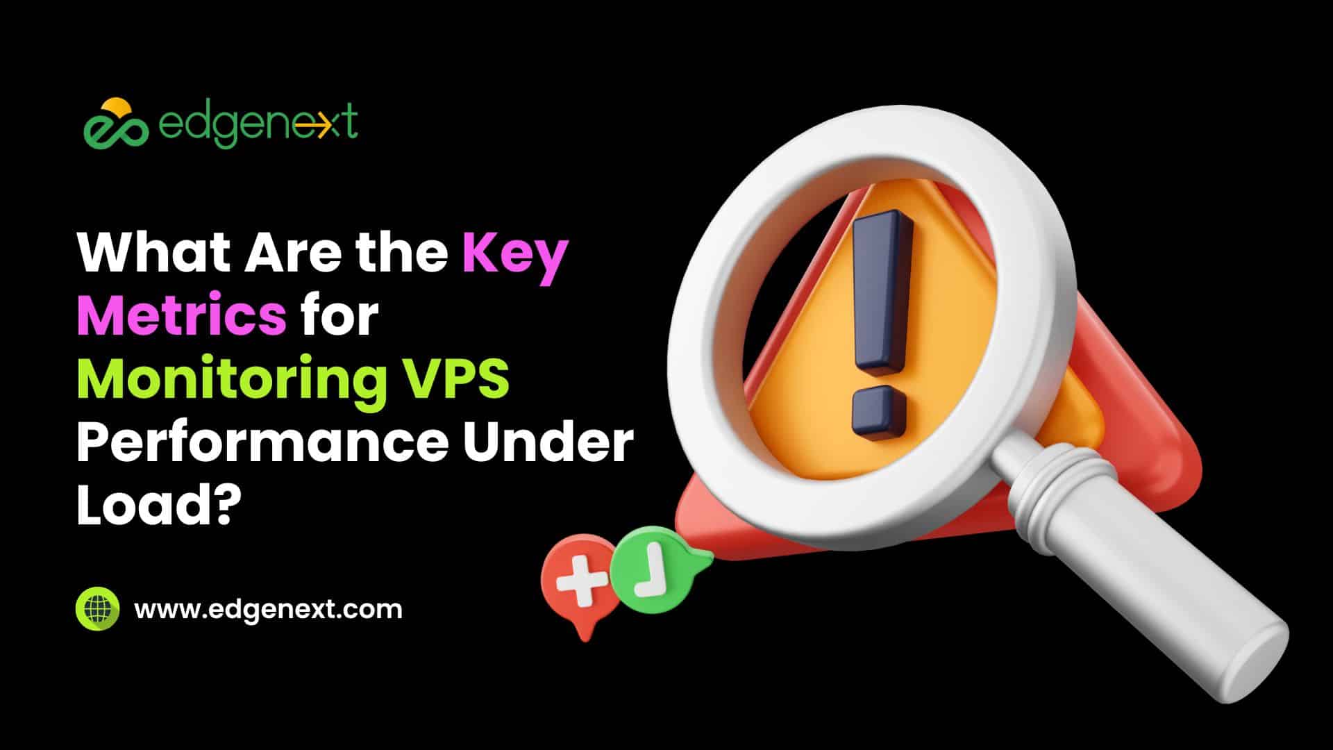 The most important metrics for monitoring VPS performance under load include CPU usage, memory utilization, disk I/O, and network bandwidth.